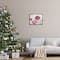 Stupell Industries Gleaming Red Christmas Ornaments Framed Floater Canvas Wall Art